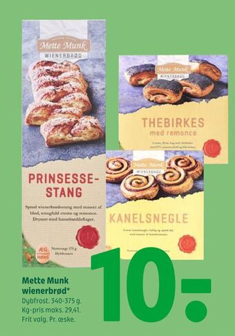 Mette Munk wienerbrød
