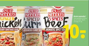 Coop 365 Nissin cupnudler tilbud
