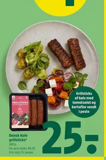 Coop 365 Dansk Kalv grillsticks tilbud