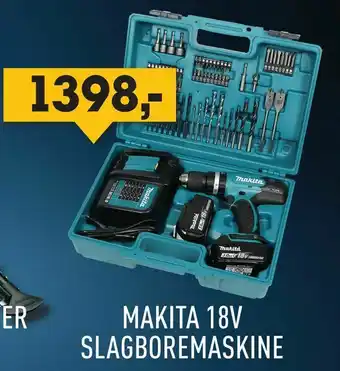 Johannes Fog Makita 18v slagboremaskine tilbud