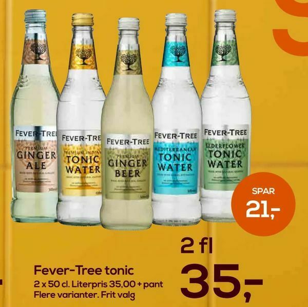 FeverTree tonic tilbud hos Irma