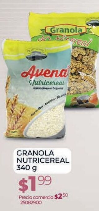 Tia Granola nutricereal 340 g oferta