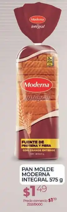 Tia Pan de molde moderna integral 575 g oferta