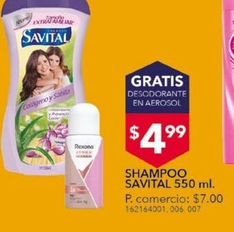 Tia Shampoo savital 550ml oferta