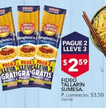 Tia Fideos tallarín sumesa 400g oferta