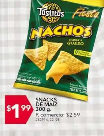 Tia Nachos tostitos sabor a queso 300g oferta