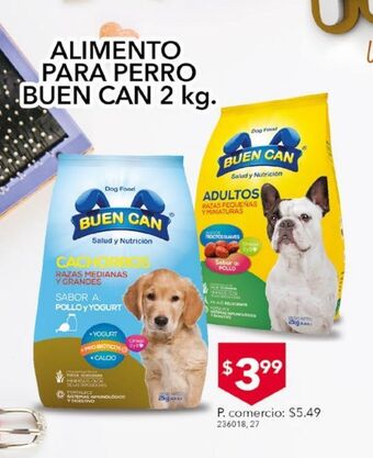 Tia Alimento para perro buen can 2kg oferta