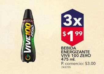 Tia Bebida energizante vive 100 zero 475ml oferta
