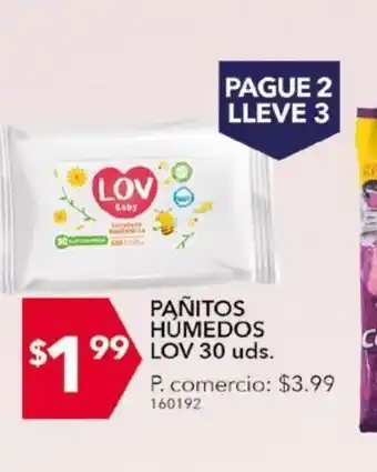 Tia Pañitos húmedos lov 30 uds oferta