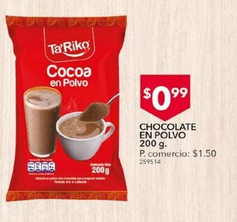 Tia Chocolate en polvo ta'riko 200g oferta
