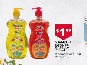 Tia Shampoo infantil isabella 750ml oferta