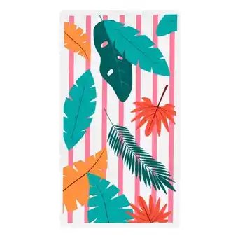 Pycca Toalla de playa vibrant hojas 70 x 140 cm oferta