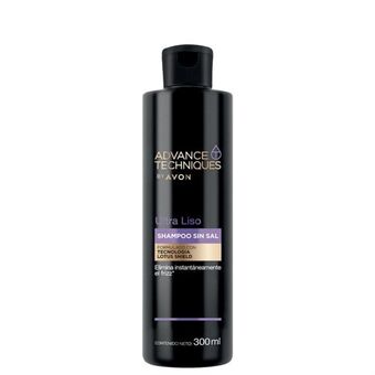 AVON Advance techniques shampoo sin sal ultraliso con tecnología lotus shield 300 ml oferta