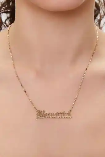 Forever 21 Beautiful pendant necklace oferta