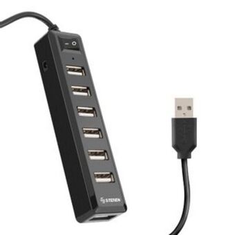 Steren hub usb de 7 puertos