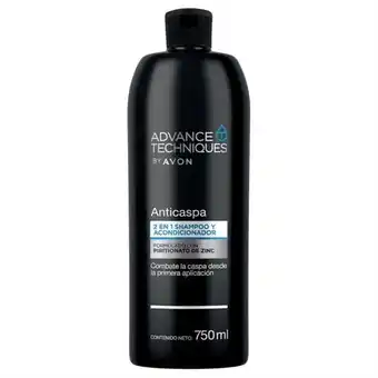 AVON Advance techniques shampoo y acondicionador 2 en 1 anticaspa con piritionato de zinc 750 ml oferta