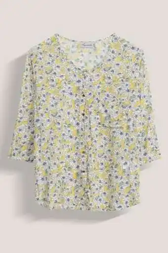 De Prati Camisero con mini prints y bolsillo amanda oferta