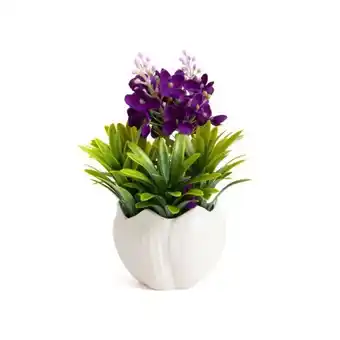 Pycca Bonsai decorativo flores lila oferta