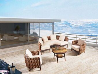 Colineal Sala malibu outdoor (2 sillones+sofa+ mesa centro) oferta