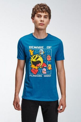 Koaj Camiseta manga corta, estampada en frente de pacman. oferta