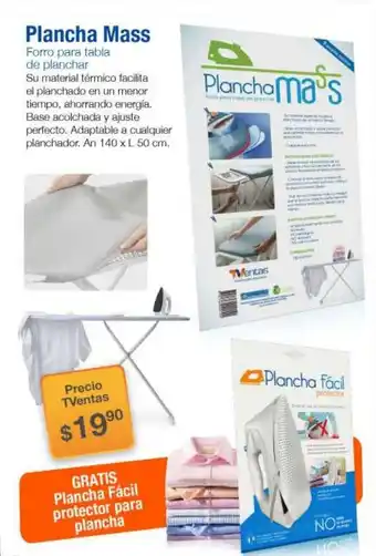 TVentas Plancha Mass Forro para tabla de planchar oferta