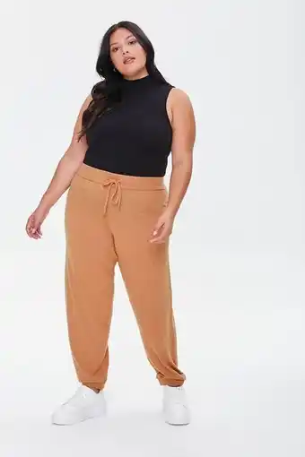 Forever 21 Plus size drawstring high-rise joggers oferta