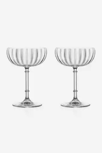De Prati Set de copas de vidrio para coctel ocean glass orient saucer x2 oferta