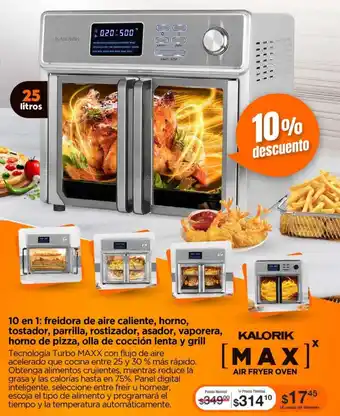 TVentas Kalorik Max Air Fryer Oven oferta