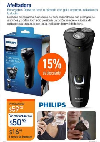 TVentas Philips Afeitadora oferta
