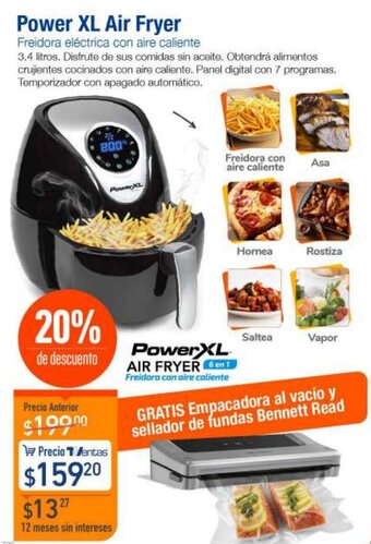 TVentas Power XL Air Fryer 6 en 1 oferta