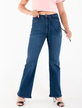 Moda RM Jean llano con cordón basta ancha oferta