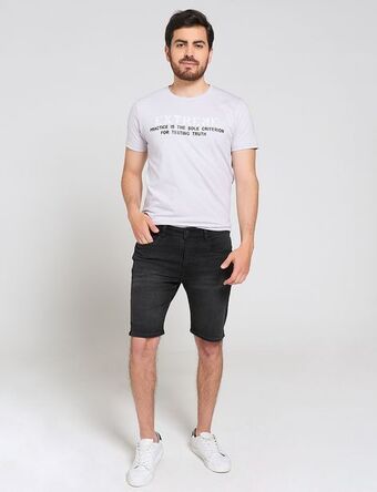 Moda RM Bermuda denim unicolor oferta