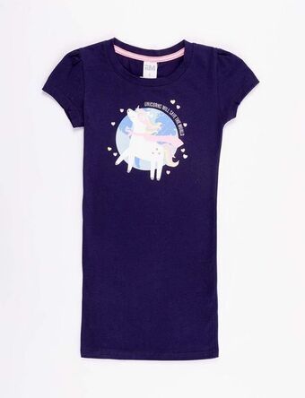 Moda RM Vestido unicornio azul oferta