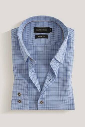 De Prati Camisa slim de algodón expressions oferta