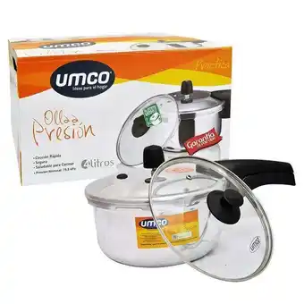 Farmacias Medicity Umco olla de presión + tapa 4 l oferta