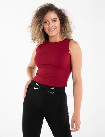 Moda RM Top llano corto manga sisa oferta