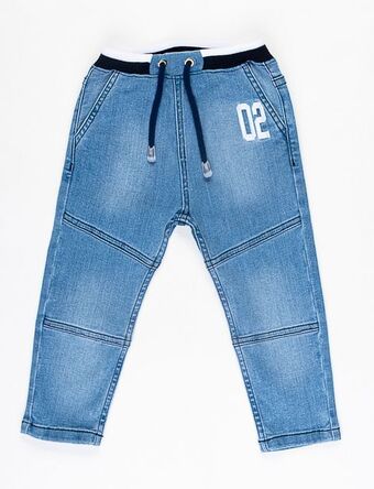 Moda RM Jean estampado azul medio oferta