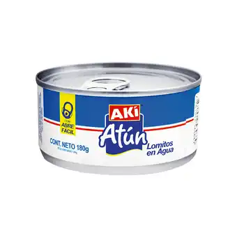 Akí AK.ATÚN LOMITOS EN AGUA ABRE FÁCIL 180 g oferta