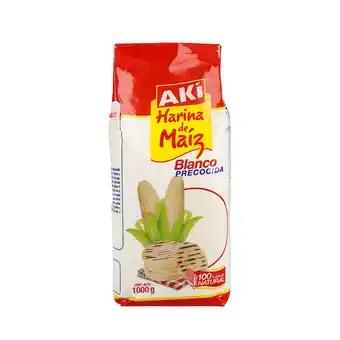Akí AK.HARINA MAÍZ PRECOCIDA BLANCA. 1000 g oferta