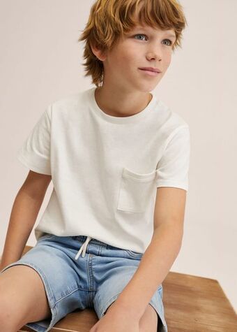 Mango Bermudas denim cintura elástica oferta