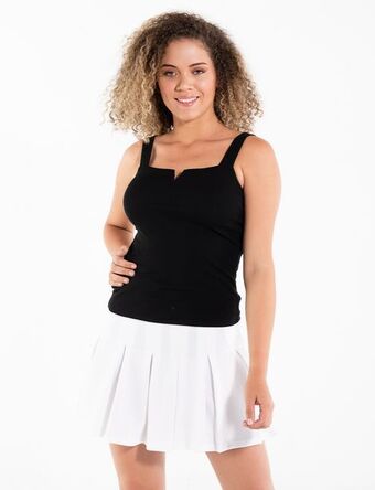 Moda RM Top negro escote cuadrado oferta
