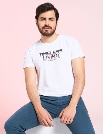 Moda RM Camiseta timeless living negro oferta