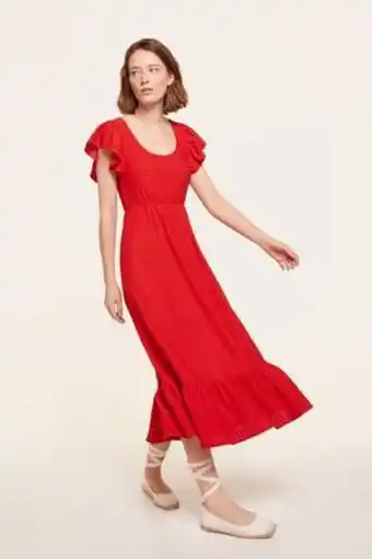 De Prati Vestido midi unicolor springfield oferta