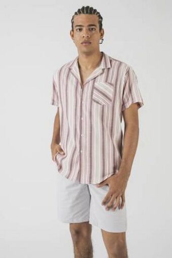 De Prati Camisa slim a rayas h&o oferta