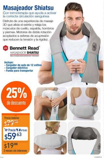 TVentas Bennett Read Masajeador Shiatsu oferta