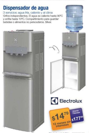 TVentas Electrolux Dispensador de Agua oferta