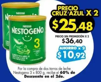Farmacias Cruz Azul Nestogeno 3 2 x 800g oferta