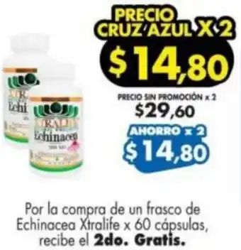 Farmacias Cruz Azul Evhinacea Xtralife 60 Cápsulas oferta