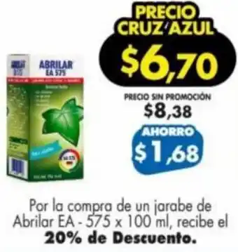 Farmacias Cruz Azul Abrilar EA 575 x 100ml oferta