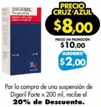 Farmacias Cruz Azul Digeril Forte x 200ml oferta